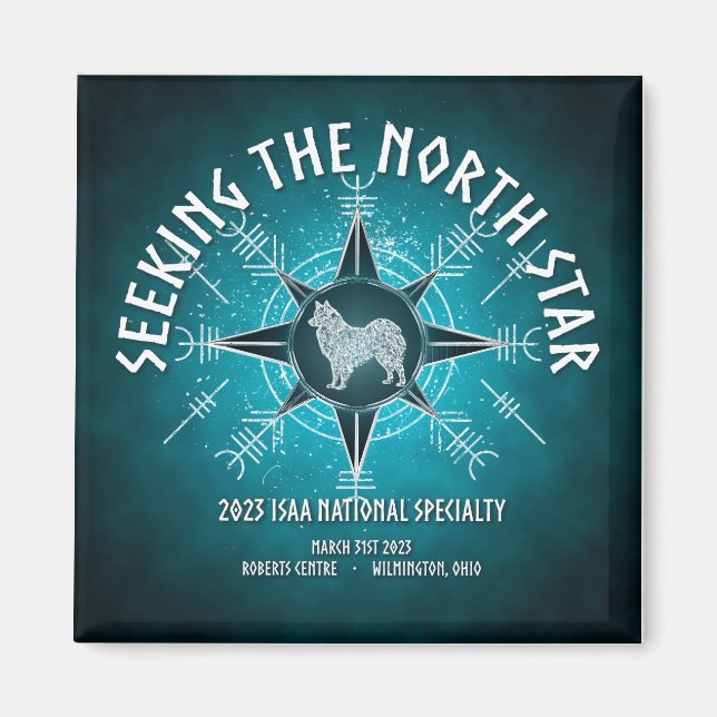 2023 ISAA Specialty Square Magnet (Front)