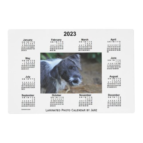2023 Jack Russell Terrier Calendar by Janz Placemat