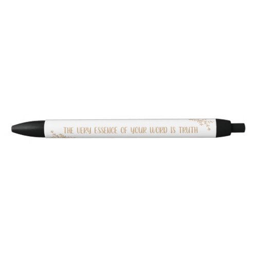 2023 JW year text Psalm 119160  Black Ink Pen