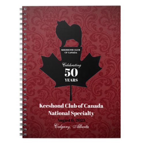 2023 KCC National Specialty Souvenir T_Shirt Notebook