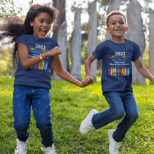 2023 Kindergarten Graduate Personalized Cute Kids T-Shirt