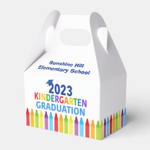 2023 Kindergarten Graduation Custom School Party Favor Boxes