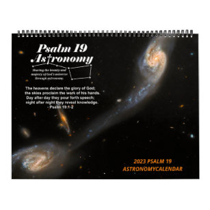 2023 LARGE Psalm 19 Astronomy Society Calendar