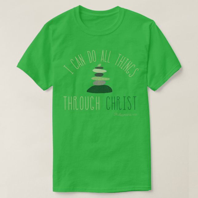 2023 LDS Youth Theme I Can Do All Things Through C T-Shirt (Design Front)