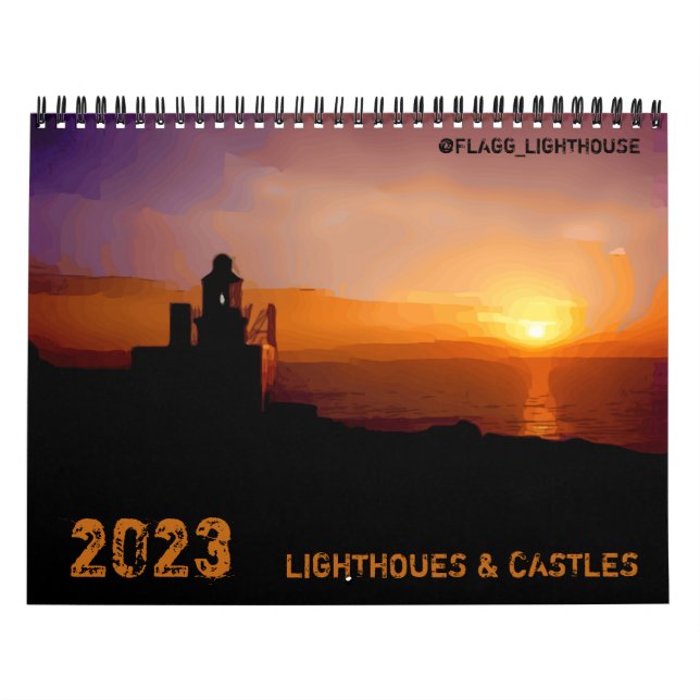 2023 LIGHTHOUSE & CASTLE CALENDAR (Cover)