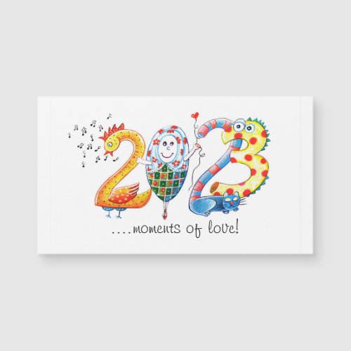 2023 logo cute watercolor 