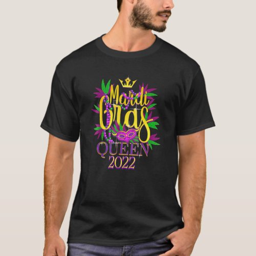 2023 Mardi Gras Queen Crown Mask 2023 Mardi Gras  T_Shirt