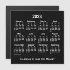 2023 Neon White Calendar by Janz 5x5 Magnet