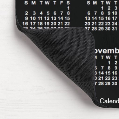 2023 Neon White Large Print Calendar By Janz Mouse Pad Zazzle 9310