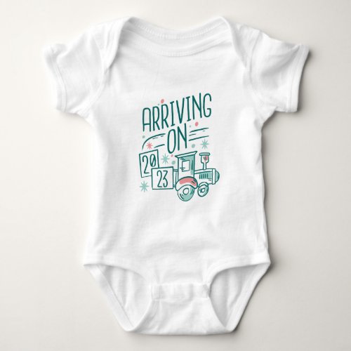 2023 NEW BABY ANNOUCEMENT ARRIVING ON 2023 BABY BODYSUIT