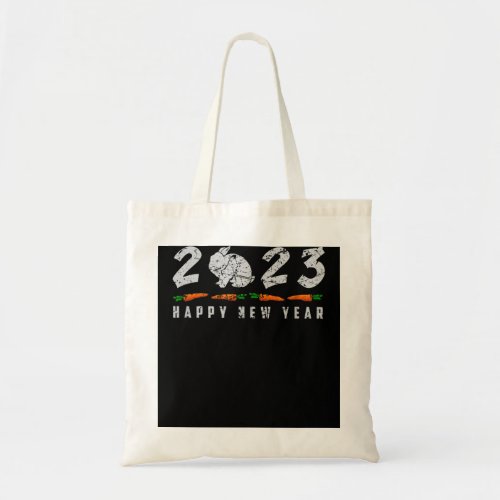 2023 New Year 2023 Year Of Rabbit Happy Chinese Ne Tote Bag