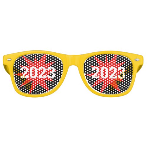 2023 NEW YEAR retro Shades  Fun Party Sunglasses