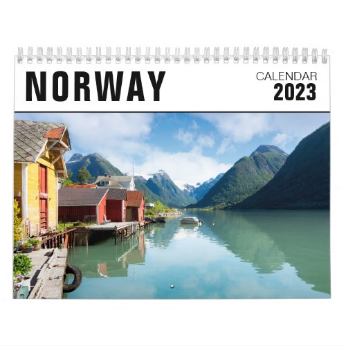 2023 Norway landscape photos Calendar