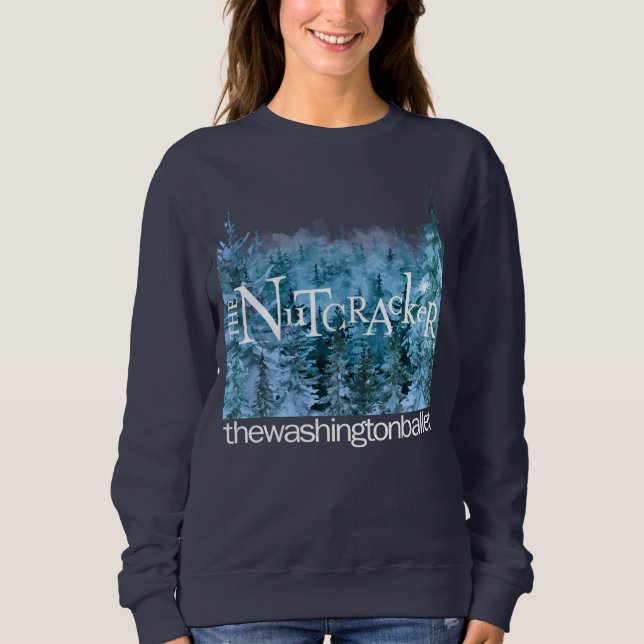 2023 - Nutcracker Winter Scene Navy Sweatshirt (Front)
