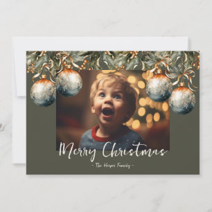 2023 One Photo Ornament Holiday Card