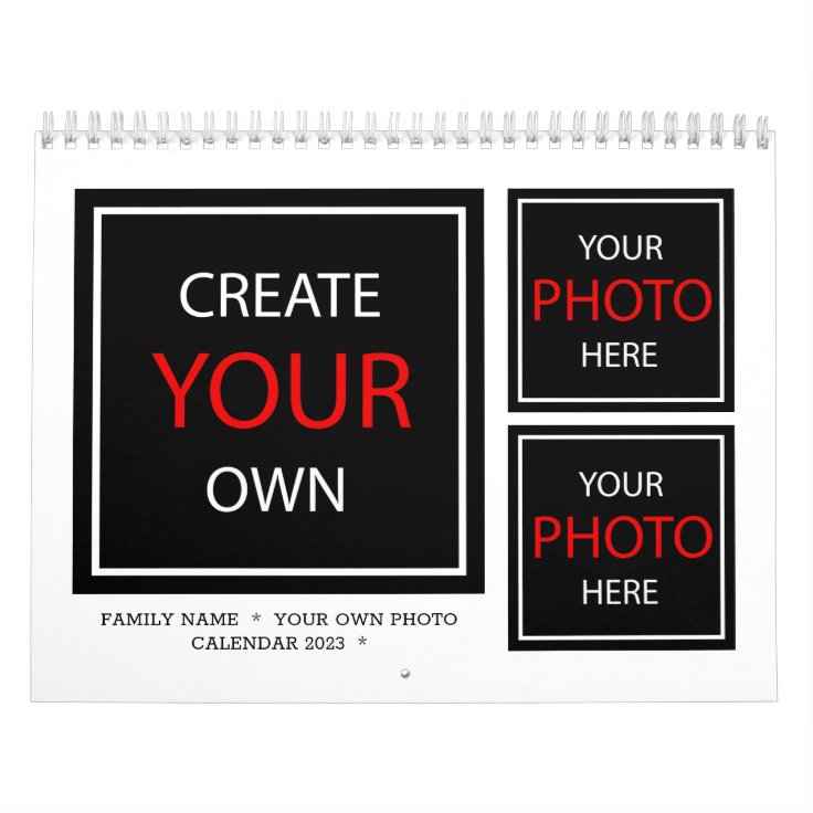 2023 Photo Calendar / Create Your Own personalized | Zazzle