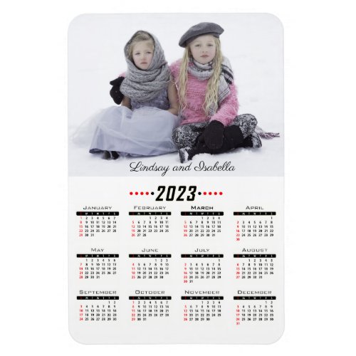 2023 Photo Calendar Magnet