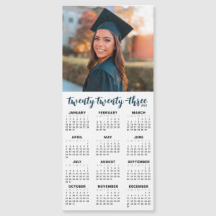 2023 Photo Calendar Magnetic Card   Custom Colors