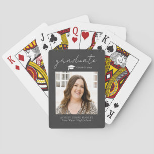 2023 Photo Graduate Poker Cards