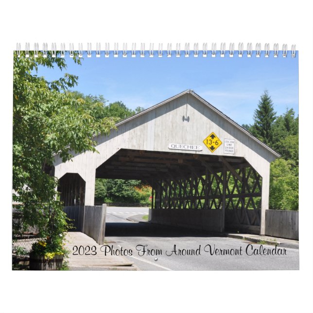 2023 Photos From Around Vermont Calendar (Cover)