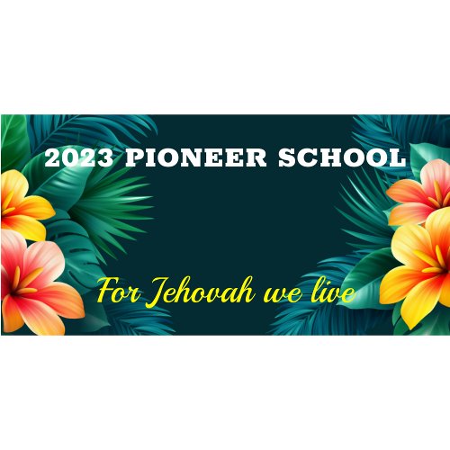 2023 PIONEER SCHOOL GIFT For Jehovah we live  Pen