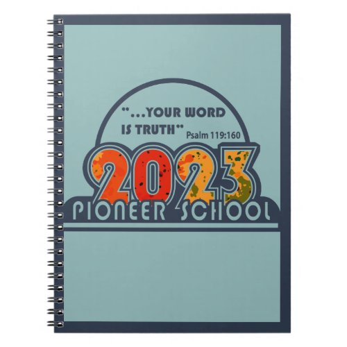 2023 Pioneer School Notebook