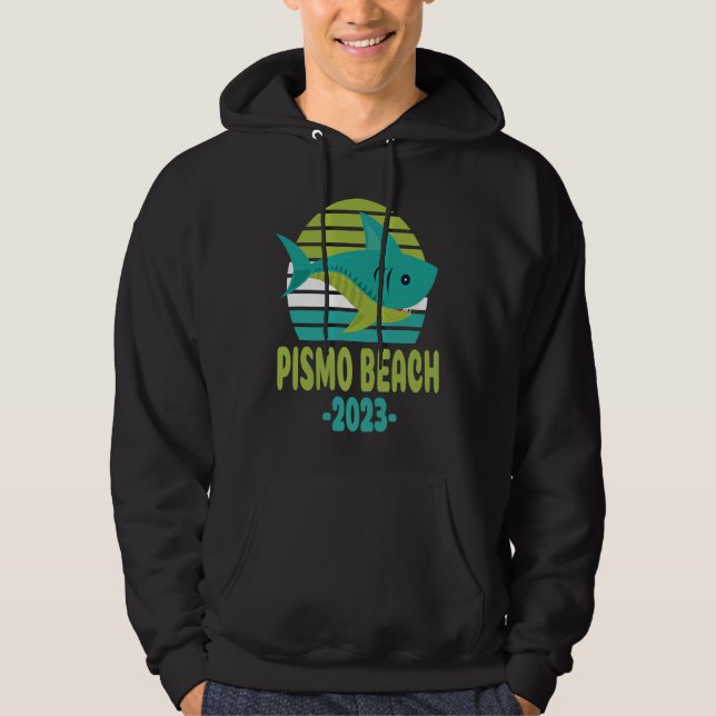 2023 Pismo Beach California Shark Hoodie (Front)