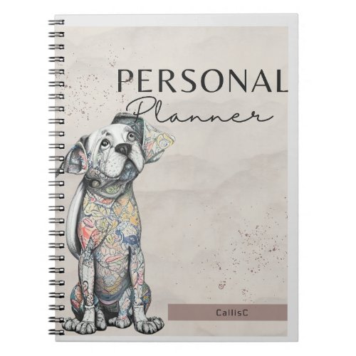 2023 Planner _ Happy dog by CallisC  Notebook