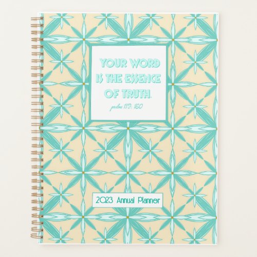 2023 Planner Your Word is the Essence of Truth