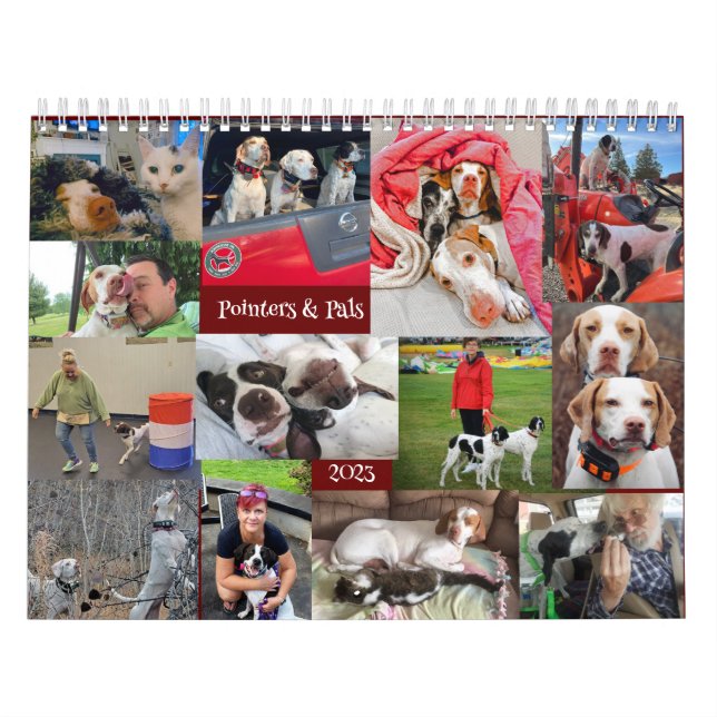 2023 Pointers & Pals Calendar PointerRescue Org (Cover)