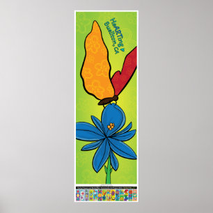 2023 Poster -Violet(te) & Butterfly -Buellton.Art