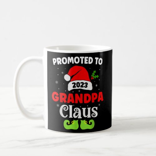 2023 Promoted To Grandpa Claus  Coffee Mug