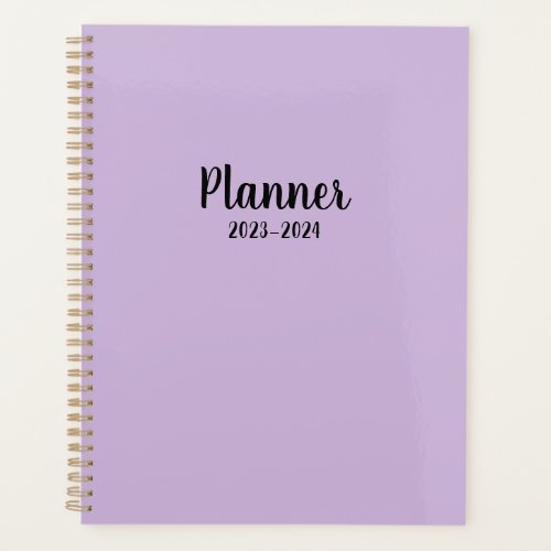 2023 purple MonthlyWeekly Planner