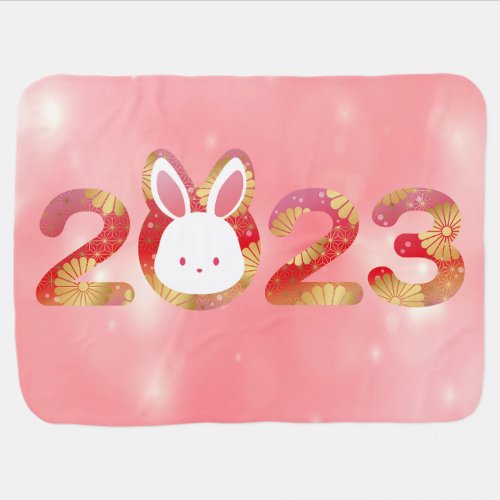 2023 Rabbit  Baby Blanket