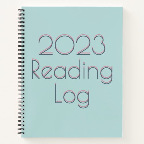 2023 Reading Log Bullet Journal 