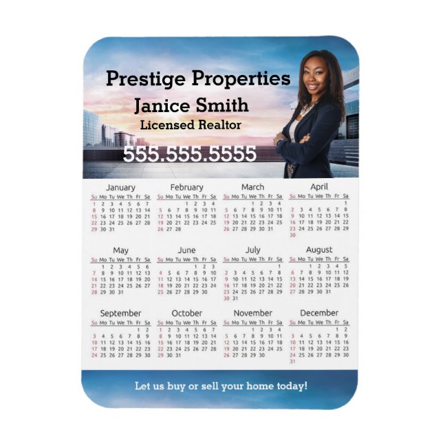 2023 Realtor Calendar Refrigerator  Magnet (Vertical)