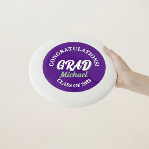 2023 Retro Purple Simple Grad Party Wham-O Frisbee