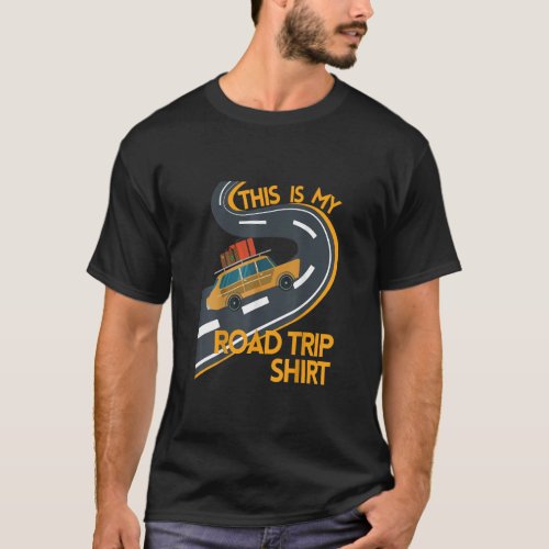 2023  Reunion Family Road Trip This Is My Road Tri T_Shirt