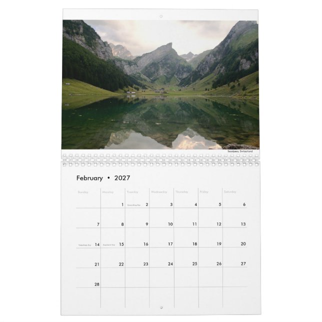 2023 Seth Russell Photography Calendar (Feb 2027)