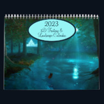 2023 SilverWebForge Fantasy & Landscape Calendar