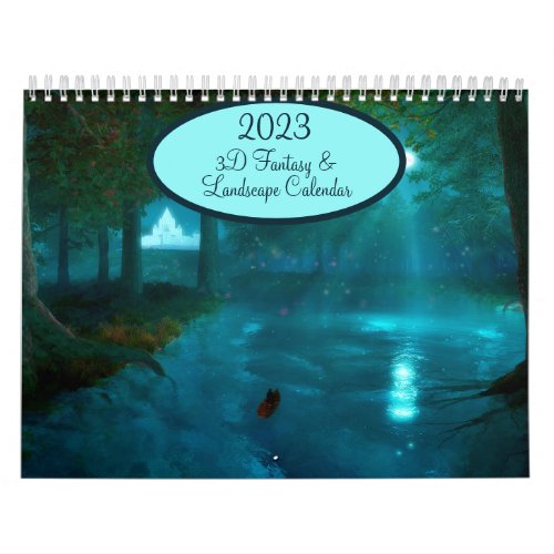2023 SilverWebForge Fantasy  Landscape Calendar