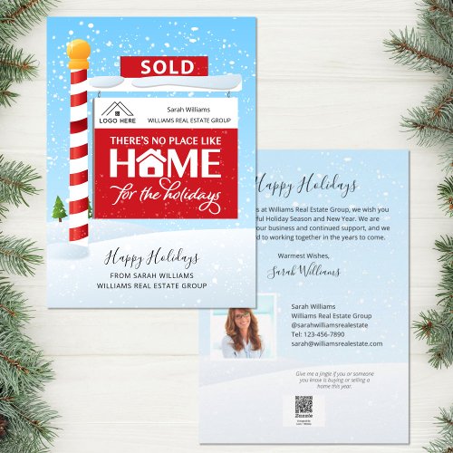 2023 Sold Sign Real Estate Holiday Card