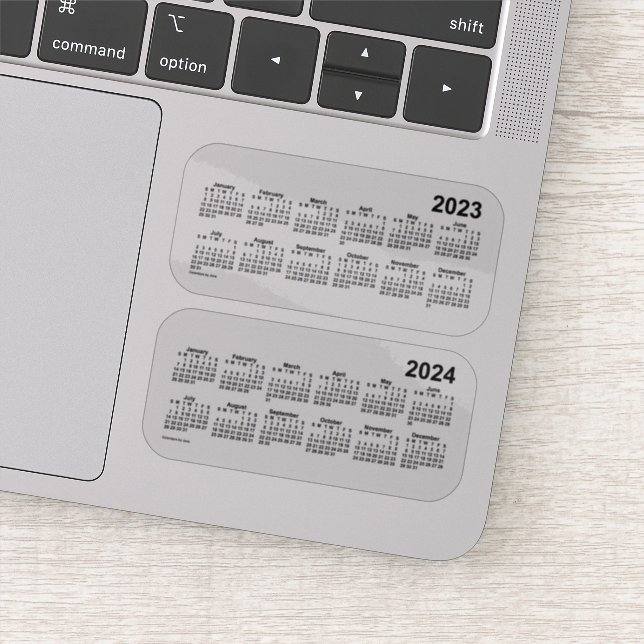 2023 Transparent 2024 Calendar by Janz Sticker (Detail)