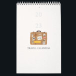 2023 Travel calendar<br><div class="desc">2023 Travel calendar ,  that has 12 illustration art from different cities.</div>