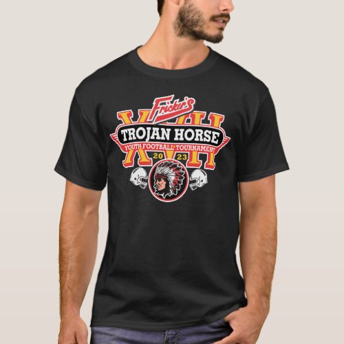 2023 Trojan Horse _ Mad River Indians Design T_Shirt