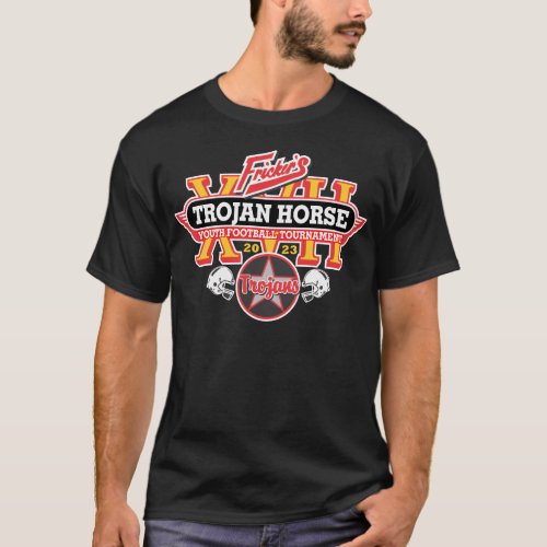 2023 Trojan Horse _ Troy Trojans Design T_Shirt