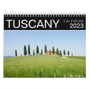 2023 Tuscany landscape photography Calendar