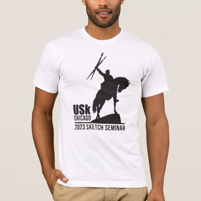 2023 USk Chicago Sketch Seminar T-Shirt (Front)