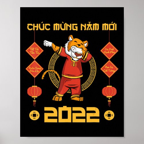 2023 Vietnamese Lunar New Year Chuc Mung Nam Moi Poster