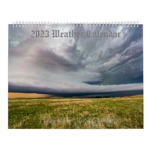 2023 Weather Calendar by Marcus Hustedde